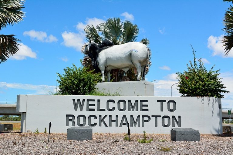 Welcome to Rockhampton sign