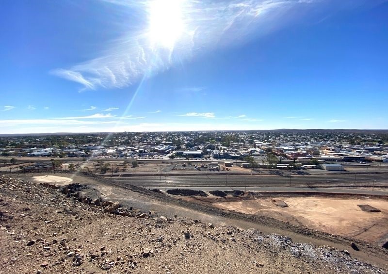 Broken Hill from Line of Lode Miners Memorial