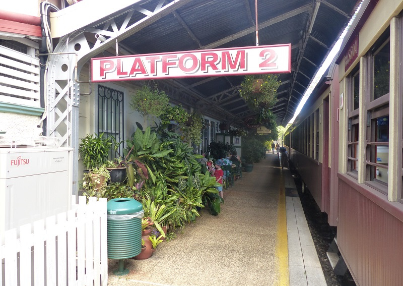Kuranda Scenic Railway platform 2