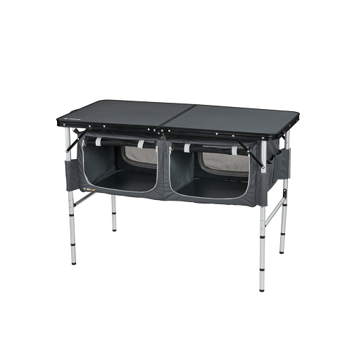 Oztrail Folding Camping Table with Storage